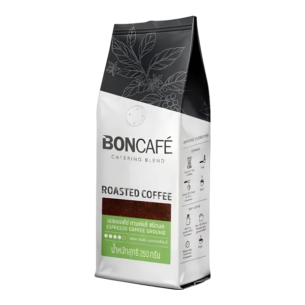 บอนกาแฟ เมล็ดกาแฟคั่วบด เอสเพรสโซ่ 250 ก.