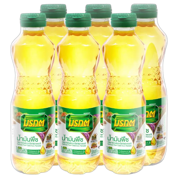 มรกต น้ำมันปาล์มขวด 500 มล. x 6 