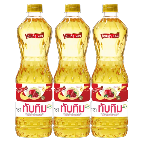 ทับทิม น้ำมันปาล์มขวด 1 ล. x 3 