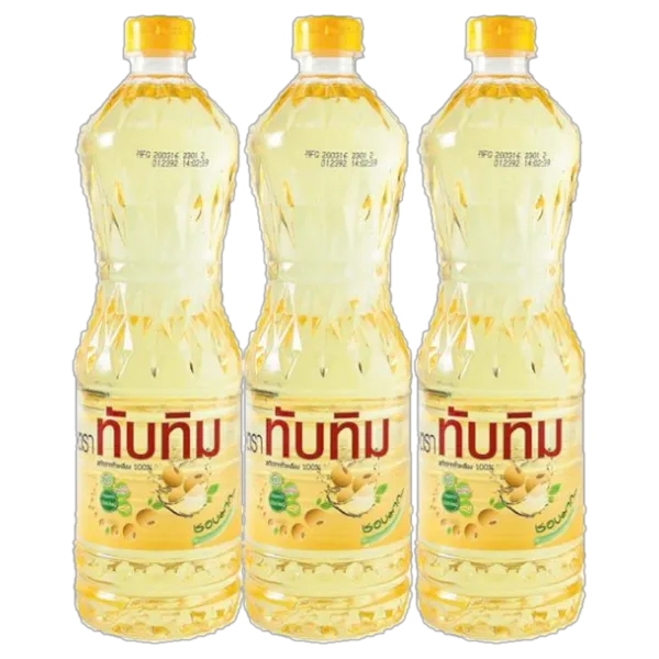 ทับทิม น้ำมันถั่วเหลืองขวด 1 ล. x 3