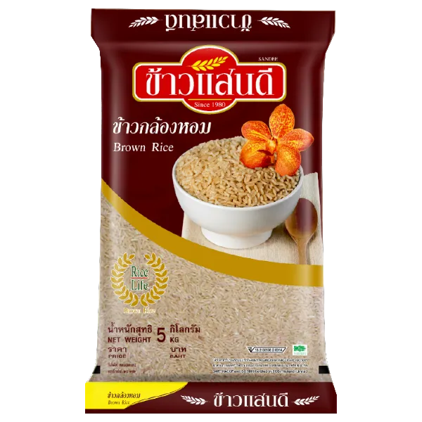แสนดี ข้าวกล้องหอม 100% 5 กก. 