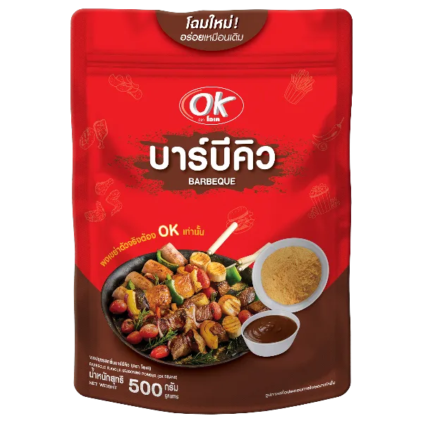 โอเค ผงปรุงรส กลิ่นบาร์บีคิว 500 ก. 