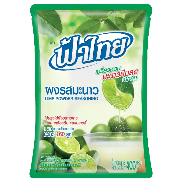 ฟ้าไทย ผงรสมะนาว 400 ก. 