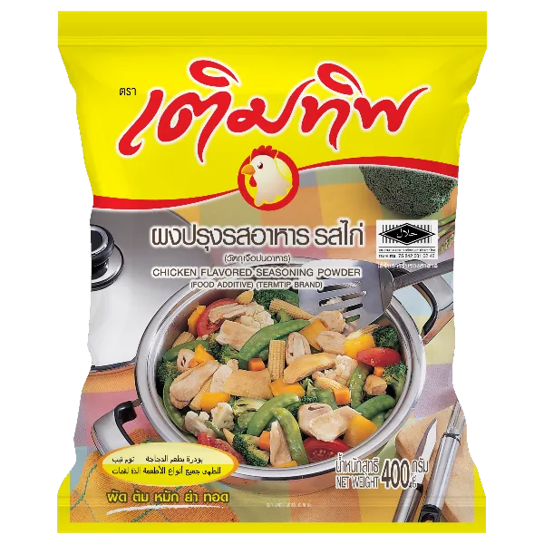 เติมทิพ ผงปรุงรส รสไก่ 400 ก. 