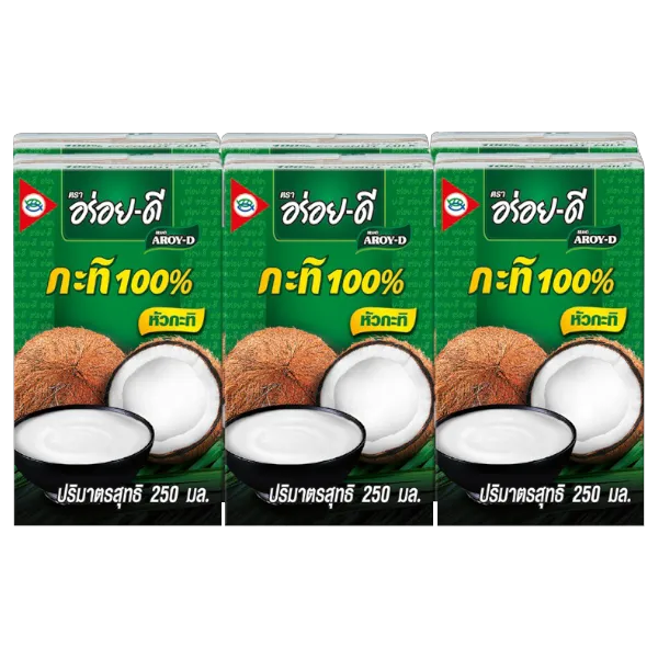 อร่อยดี กะทิยูเอชที 250 มล. x 6 