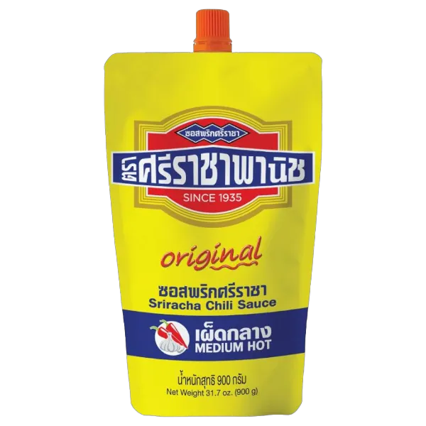 ศรีราชาพานิช ซอสพริกเผ็ดกลาง 900 ก. 