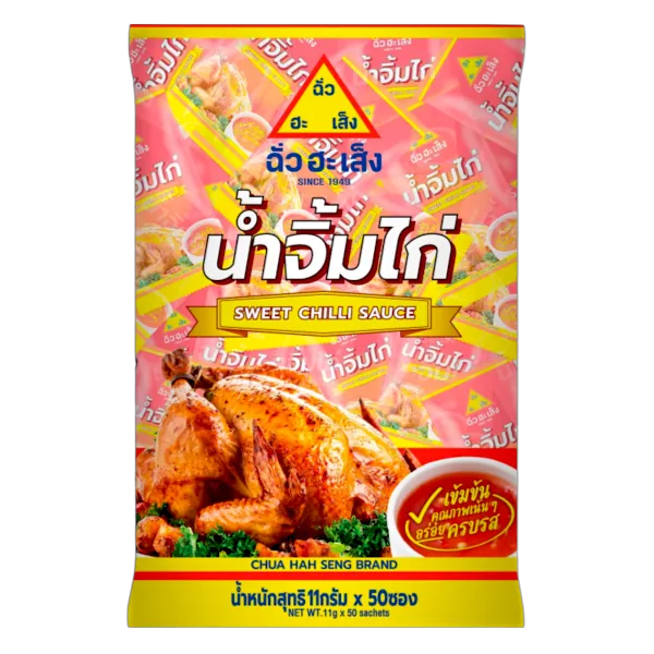 ฉั่วฮะเส็ง น้ำจิ้มไก่ 11 ก. x 50