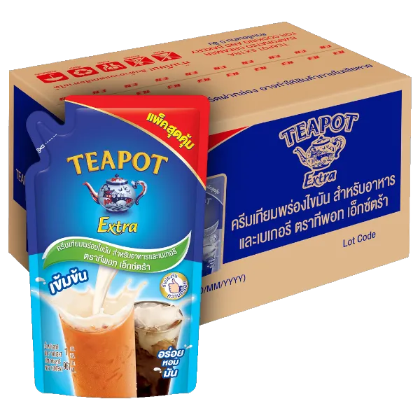 ทีพอท เอ็กซ์ตร้า ครีมเทียมพร่องไขมัน 1 กก. x 20