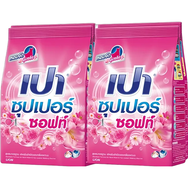 เปา ผงซักฟอก ซุปเปอร์ซอฟท์ 400 ก. x 4