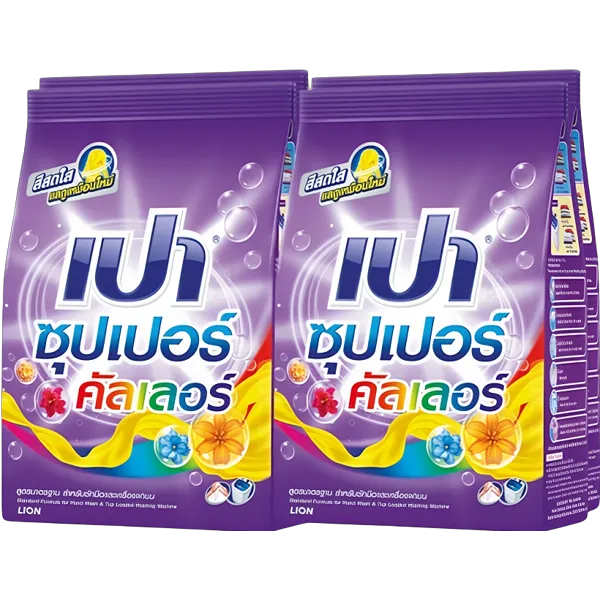 เปา ผงซักฟอก ซุปเปอร์คัลเลอร์ 400 ก. x 4