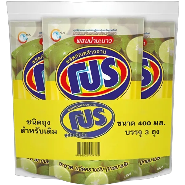 โปร ผลิตภัณฑ์ล้างจาน สูตรเข้มข้น 400 มล. x 3