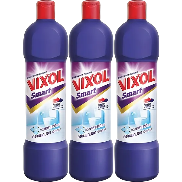 วิกซอล ผลิตภัณฑ์ล้างห้องน้ำ ม่วง 450 มล. x 3