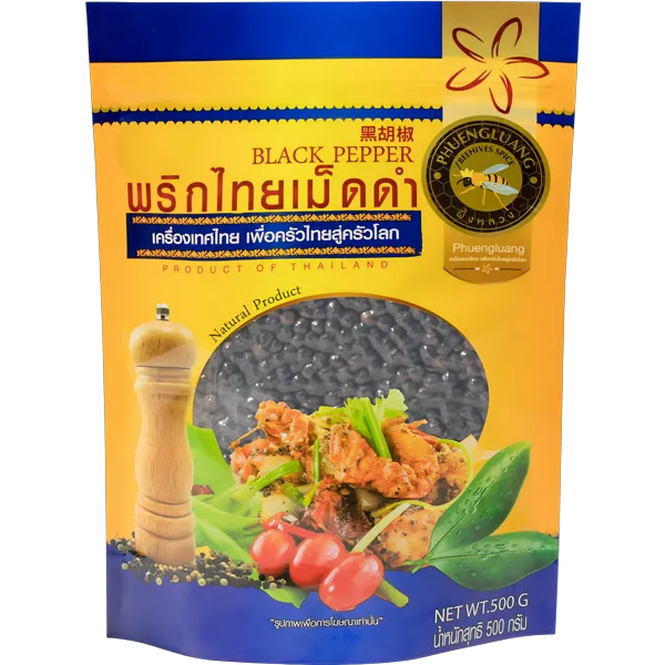 ผึ้งหลวง พริกไทยดำเม็ด 500 ก.