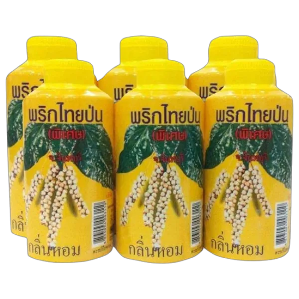 ตราปืนใหญ่ พริกไทยขาว ป่น ขวด 70 ก. x 6
