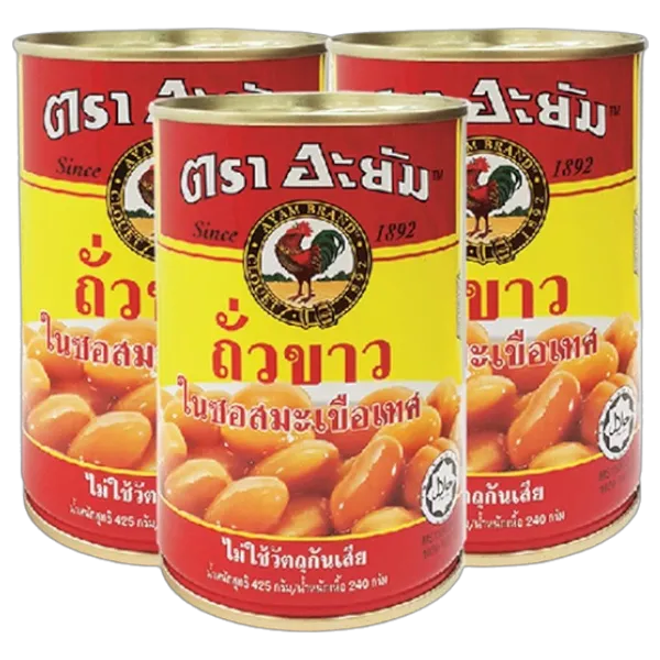 อะยัม ถั่วขาวในซอส 425 ก. x 3