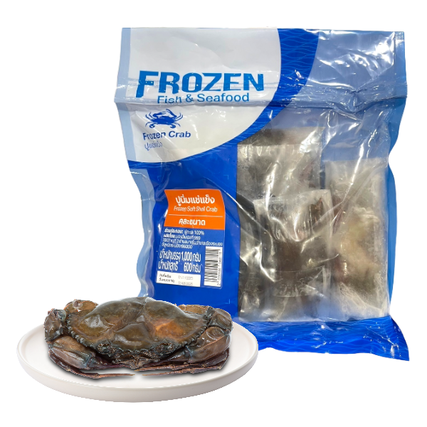 ปูนิ่มคละแช่แข็ง แพ็ค 1 กก.