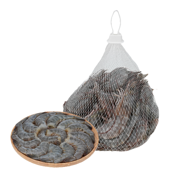 กุ้งขาวถุงตาข่ายขนาด 26-30 ตัว/กก. แพ็ค 1 กก.