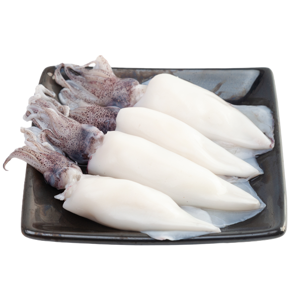 หมึกกล้วยลอกหนัง ขนาดกลาง 1 กก.