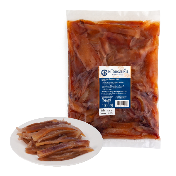 หมึกกรอบหั่น แพ็ค 1 กก.