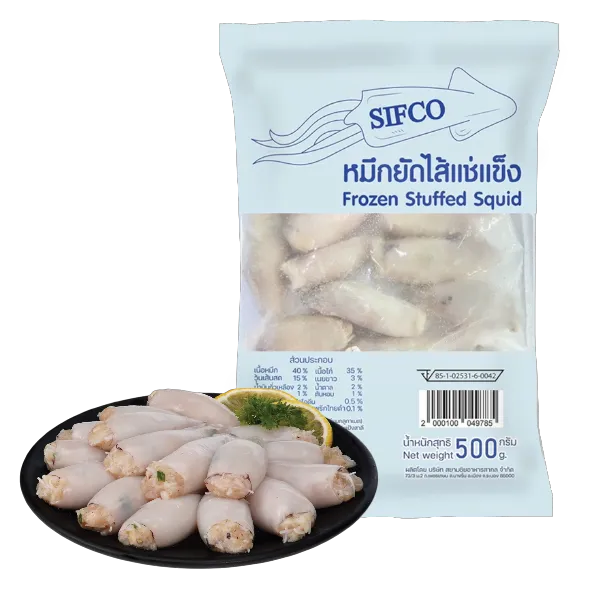 หมึกยัดไส้แช่แข็ง 500 ก.