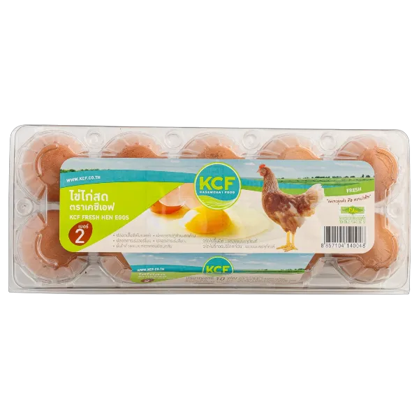 เคซีเอฟ ไข่ไก่ เบอร์ 2 x 10