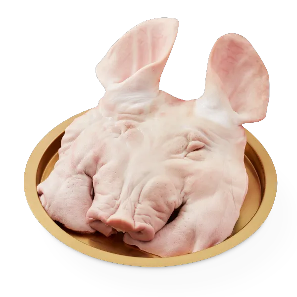 หน้ากากหมู ขนาด 1.8-3.0 กก./ชิ้น