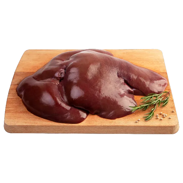 ตับหมูแช่แข็ง ขนาด 1-2.5 กก./ชิ้น