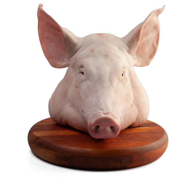 หัวหมูแช่แข็ง ขนาด 5.4-7.2 กก./แพ็ค