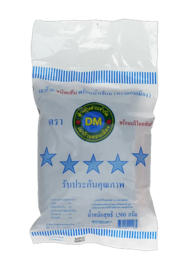 ดอนเมือง เฉาก๊วยชนิดเส้นพร้อมน้ำเชื่อม 1 กก.