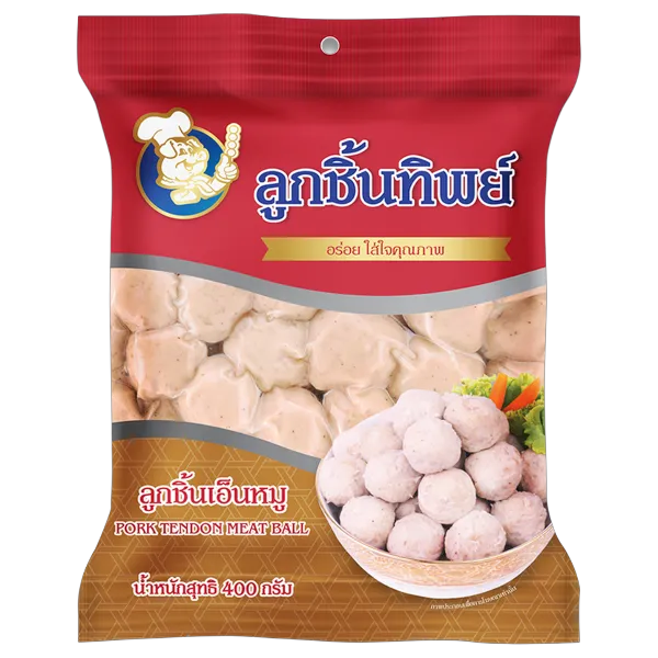 ลูกชิ้นทิพย์ ลูกชิ้นเอ็นหมู 400 ก.