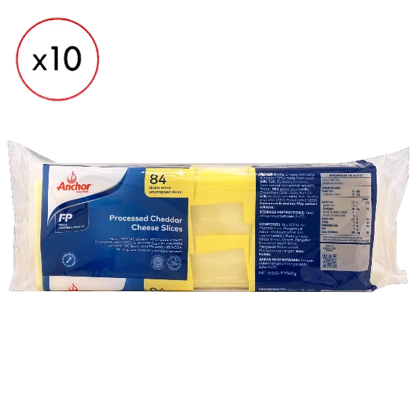แองเคอร์ เชดด้าชีส 84 สไลด์ 1,040 ก. x 10