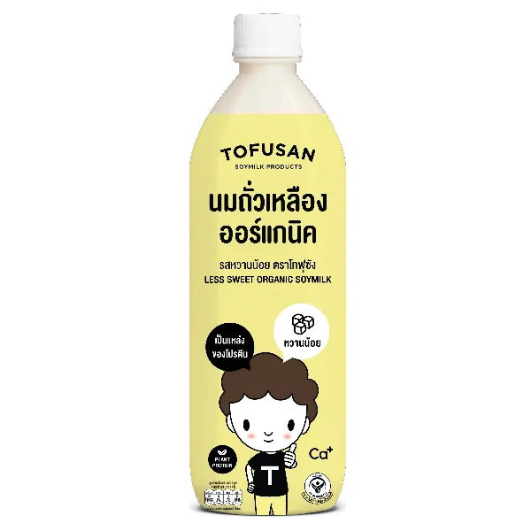 โทฟุซัง น้ำนมถั่วเหลือง รสหวานน้อย 830 มล.