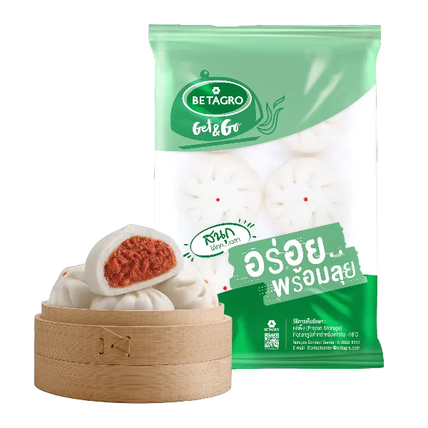 เบทาโกร ซาลาเปาไส้หมูแดงแช่แข็ง 390 ก.