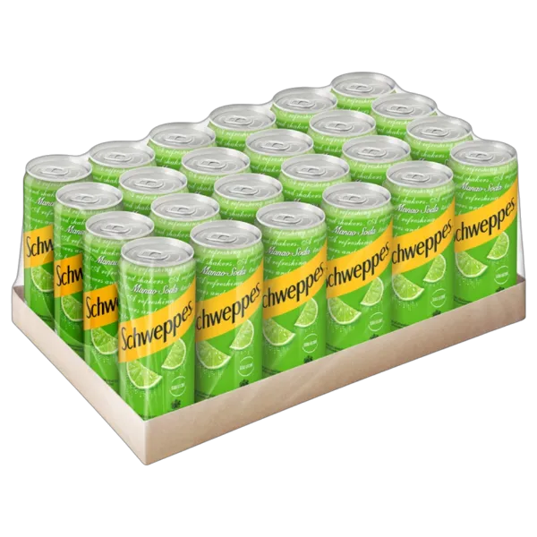 ชเวปส์ เครื่องดื่มโซดา มะนาวโซดา 330 มล. x 24