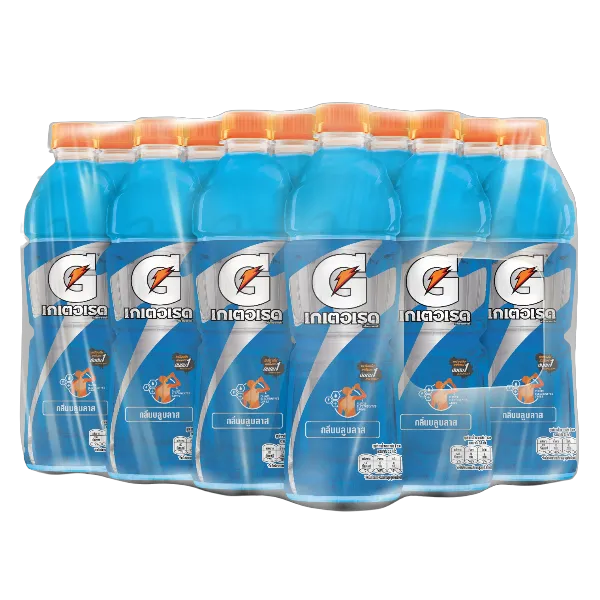เกเตอเรด เครื่องดื่มเกลือแร่ กลิ่นบลูบลาส 500 มล. x 12