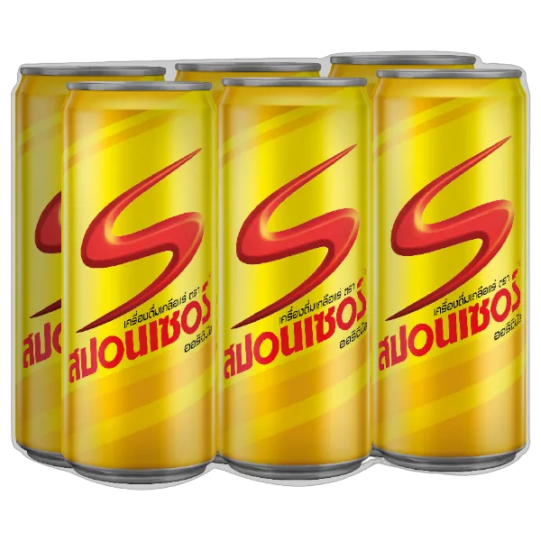 สปอนเซอร์ เครื่องดื่มเกลือแร่ รสออริจินัล สลีค 325 มล. x 6