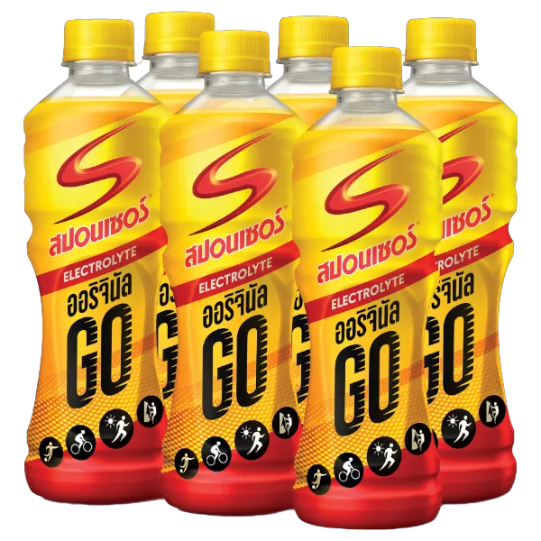 สปอนเซอร์ โก เครื่องดื่มเกลือแร่ รสออริจินัล 420 มล. x 6