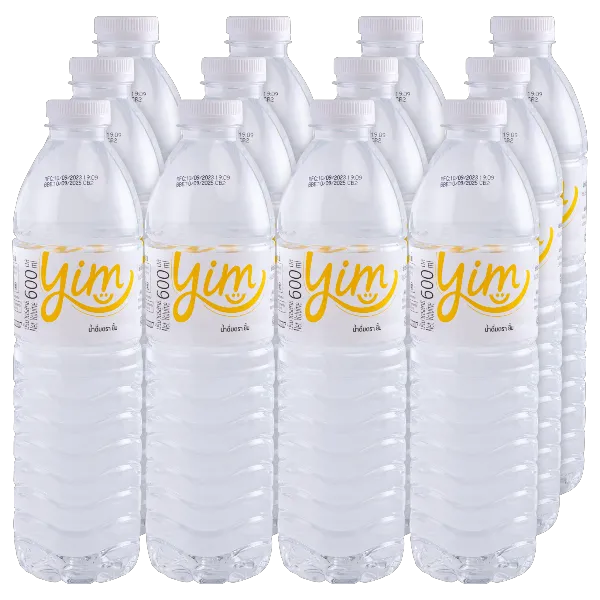 ยิ้ม น้ำดื่ม 600 มล. x 12