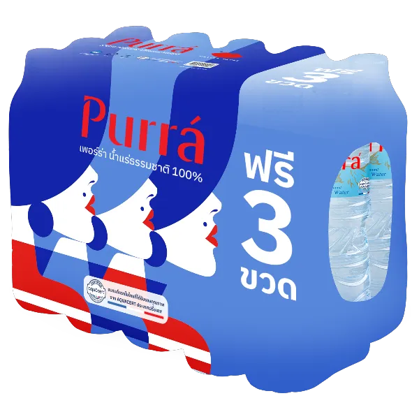 เพอร์ร่า น้ำแร่ธรรมชาติ 600 มล. x 12