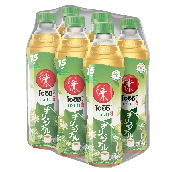 โออิชิ ชาเขียวพร้อมดื่ม รสต้นตำรับ 370 มล. x 6