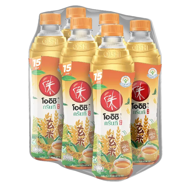 โออิชิ ชาเขียวพร้อมดื่ม รสข้าวญี่ปุ่น 370 มล. x 6