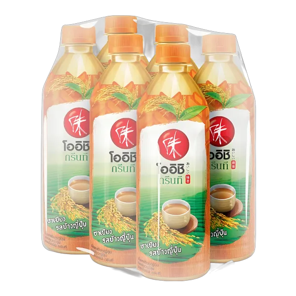 โออิชิ ชาเขียวพร้อมดื่ม รสข้าวญี่ปุ่น 500 มล. x 6