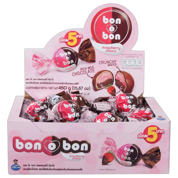 บอนโอบอน ช็อกโกแลต สตรอว์เบอร์รี ช็อกโก 15 ก. x 24 