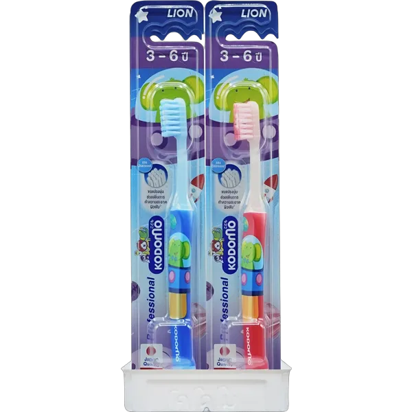 โคโดโม แปรงสีฟัน โปรเฟสชันนัล 3-6 ปี x 6