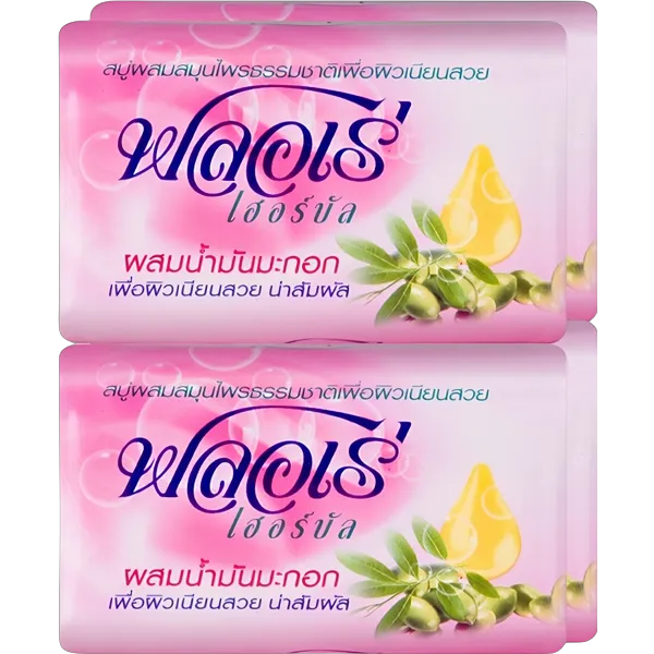 ฟลอเร่ สบู่ น้ำมันมะกอก 80 ก. x 4