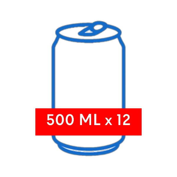 บัดไวเซอร์ เบียร์กระป๋อง 500 มล. x 12 (ลัง)