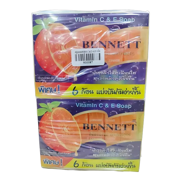 เบนเนท สบู่ วิตามินอี สูตรซีแอนด์อี 25 ก. x 24