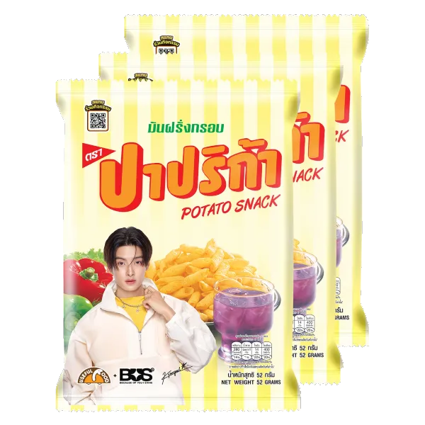 ปาปริก้า มันฝรั่งกรอบ 52 ก. x 3