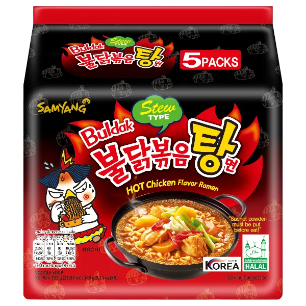 ซัมยัง ราเมง ฮอต ชิคเก้น สตูว์ 145 ก. x 5