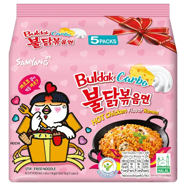 ซัมยัง ราเมง ฮอต ชิคเก้น คาโบนาร่า 130 ก. x 5